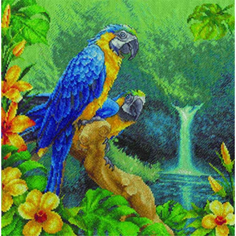 Borduurpakket Parrots - PANNA