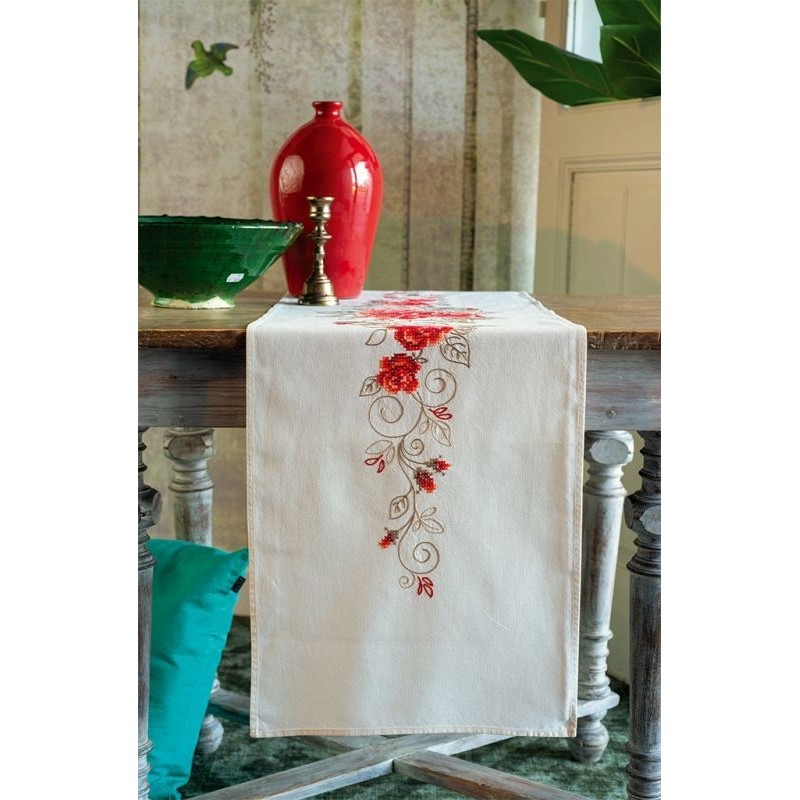 DH Loper lang Rozen 38x142cm
