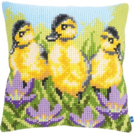 Kruissteekkussen kit Eendjes