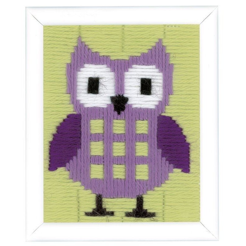 Spansteek-Kits Paarse uil