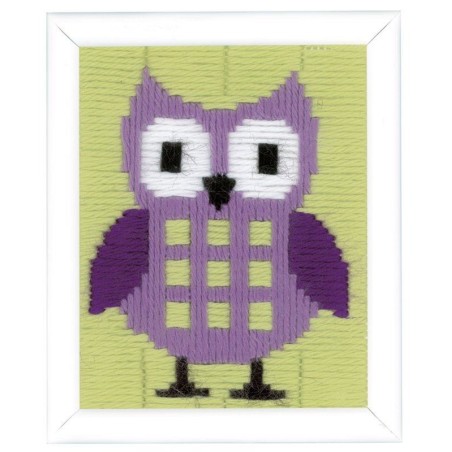 Spansteek-Kits Paarse uil