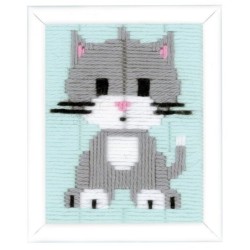 DH Spansteek-Kits Grijze poes