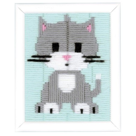 DH Spansteek-Kits Grijze poes