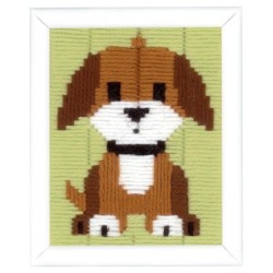 Spansteek-Kits Bruin hondje