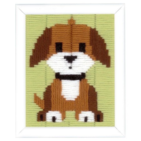 Spansteek-Kits Bruin hondje
