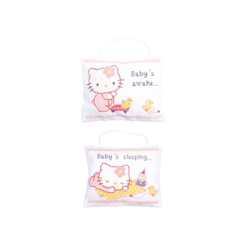 DH Hello Kitty slaapt/is wakker