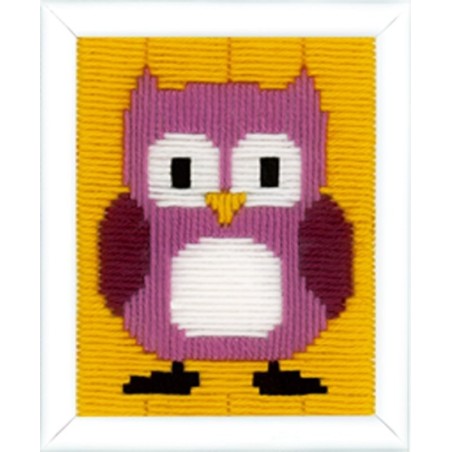 Spansteek-Kits Paarse uil