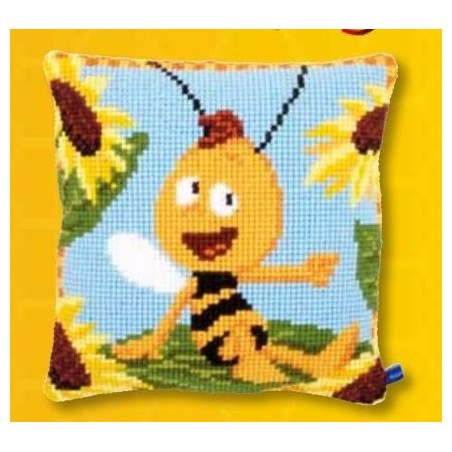 Kruissteekkussen Op de zonnebloem II