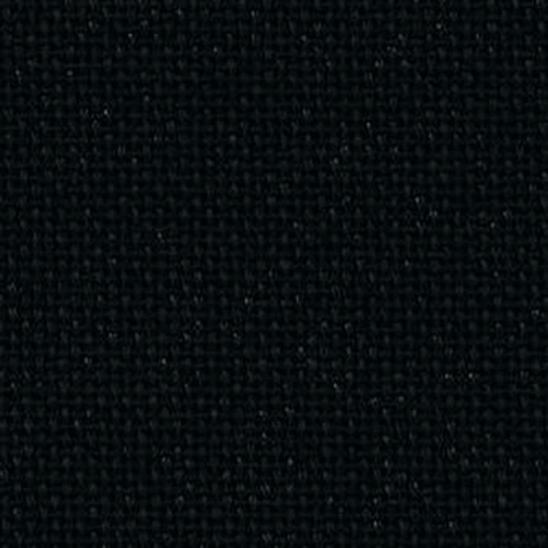 Lugana 140cm/kleur 720 zwart /per M