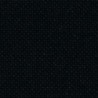 Lugana 140cm/kleur 720 zwart /per M