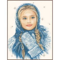 TP Wintermeisje 30x40cm lanarte