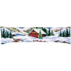 Kruissteektochtmat Winterlandschap