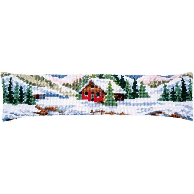 Kruissteektochtmat Winterlandschap