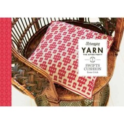 LB Yarn the after party 45 Swifts cushion