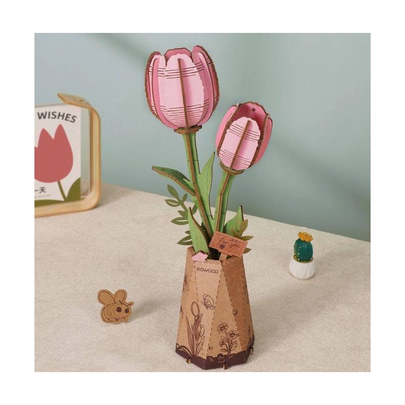 Robotime Pink Tulip