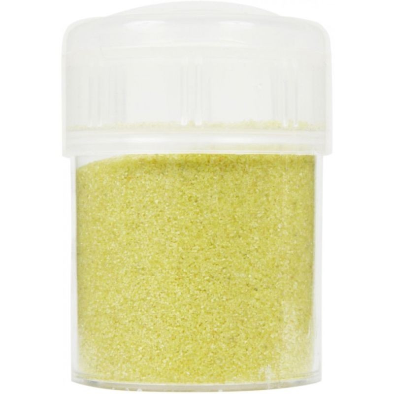 Potje m/Zand 45g Geel n33
