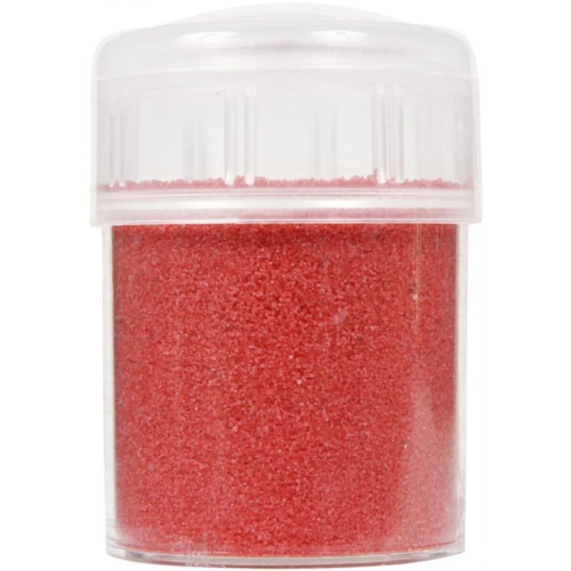 Potje m/Zand 45g Rood n36