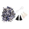 Heishi kralen set van polymeerklei, jeans-blauw, M