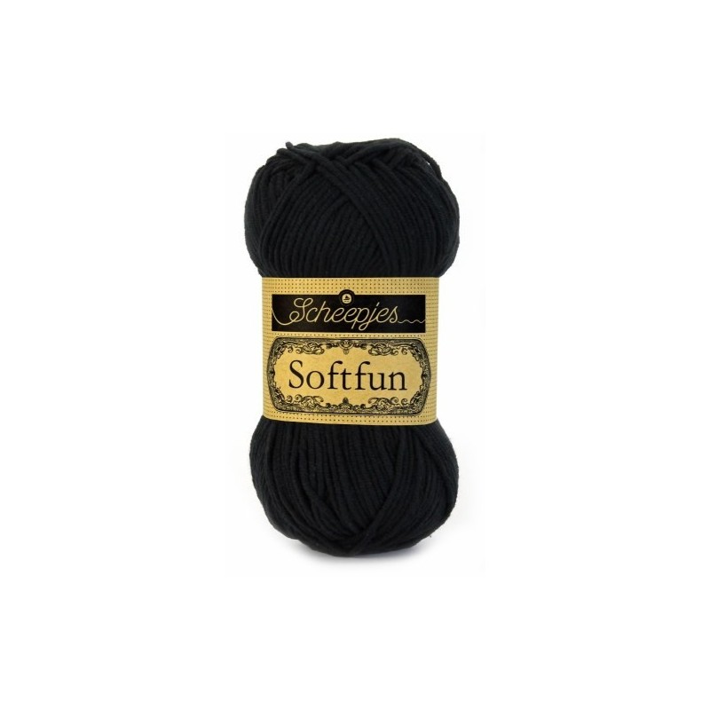 SOFTFUN 2408 zwart      50gr.