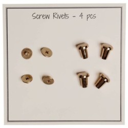 Schroef rivet goudkleur 8,2 x10mm /4st