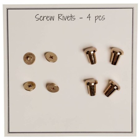 Schroef rivet goudkleur 8,2 x10mm /4st