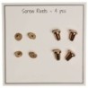 Schroef rivet goudkleur 8,2 x10mm /4st