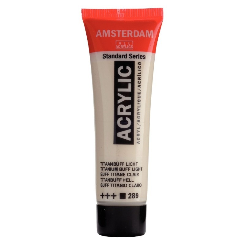 Amsterdam Acrylverf 20 ml Titaanbuff Licht 289