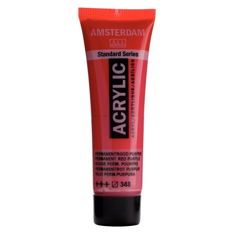 Amsterdam Acrylverf 20 ml Permanentrood Purper 348