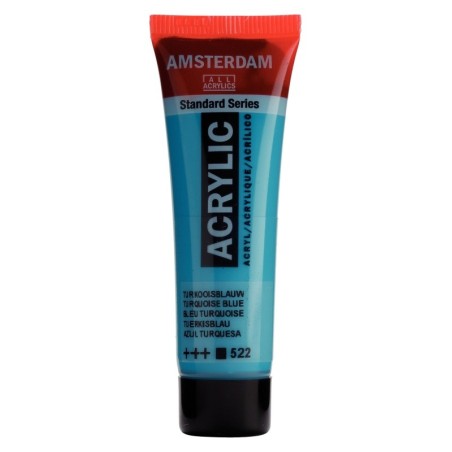 Amsterdam Acrylverf 20 ml Turkooisblauw 522