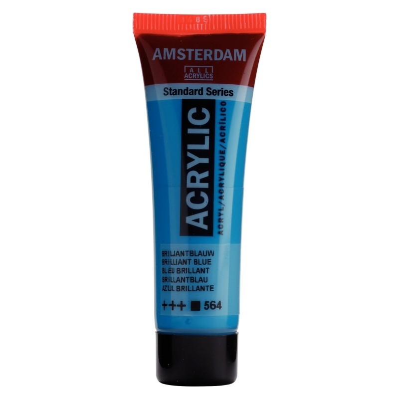 Amsterdam Acrylverf 20 ml Briljantblauw 564