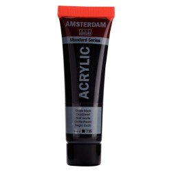 Amsterdam Acrylverf 20 ml Oxydzwart 735
