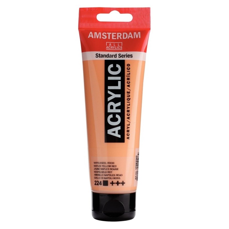 Amsterdam Acrylverf 120 ml Napelsgeel Rood 224