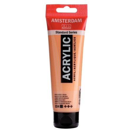 Amsterdam Acrylverf 120 ml Napelsgeel Rood 224