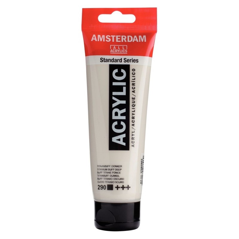 Amsterdam Acrylverf 120 ml Titaanbuff Donker 290