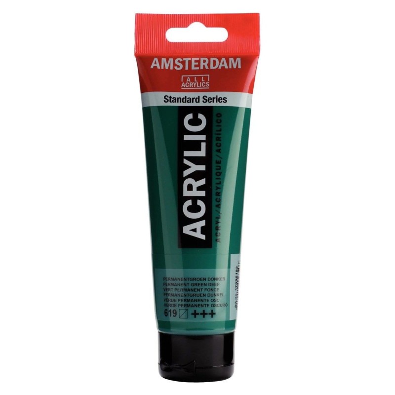 Amsterdam Acrylverf 120 ml Permanentgroen Donker 6