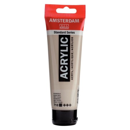Amsterdam Acrylverf 120 ml Warmgrijs 718