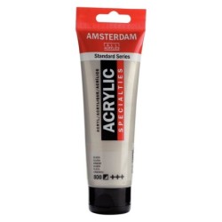 Amsterdam Acrylverf 120 ml Zilver 800