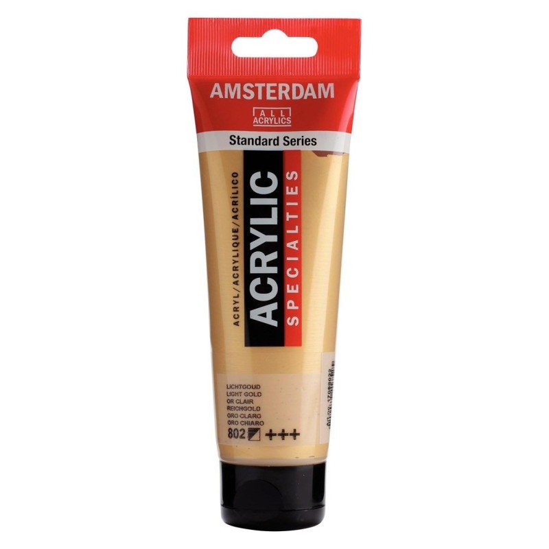 Amsterdam Acrylverf 120 ml Lichtgoud 802