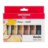 Amsterdam Acrylverf Set 6X20 ml Metallic