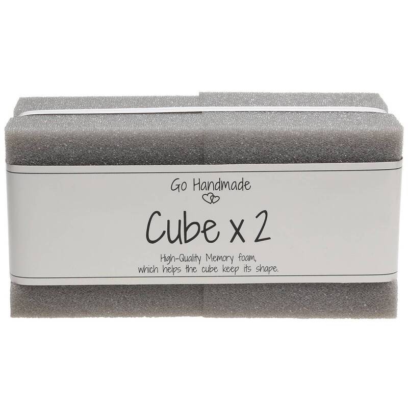 Memory foam kubus 8x8cm /2st
