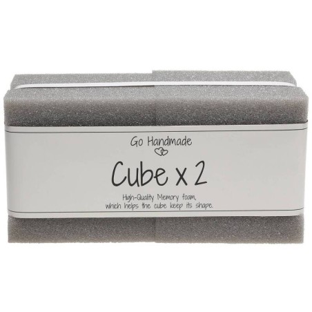 Memory foam kubus 8x8cm /2st