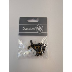 Durable Veiligheidsogen 10 mm geel 10st