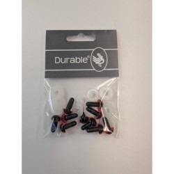 Durable Veiligheidsogen 10 mm rood 10st