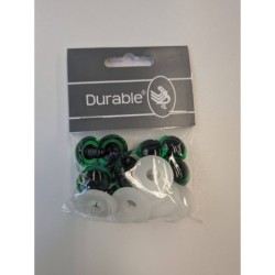 Durable Veiligheidsogen 18 mm groen 10st