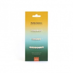 Perles lettres 3 mots pour bracelet  personnalise