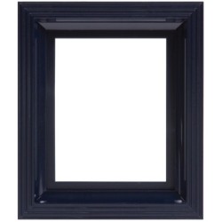 Pixel kader plastiek zwart-blauw