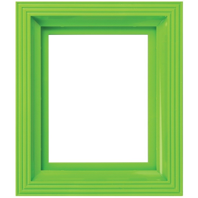Pixel kader plastiek licht-groen