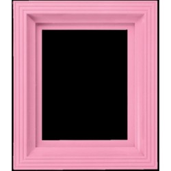 Pixel kader plastiek baby-roze