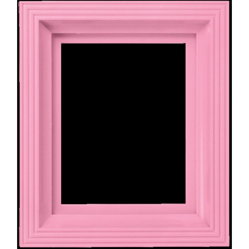 Pixel kader plastiek baby-roze