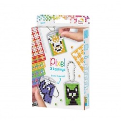 Pixel medaillon set 3st Dieren 20130
